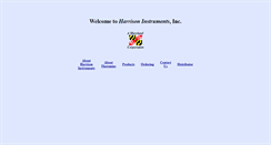Desktop Screenshot of harrisoninstruments.com